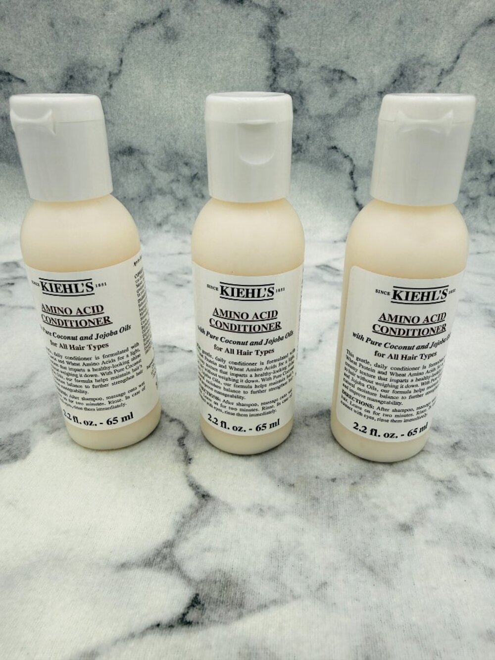 Kiehls Hair Care Gift Set-Amino Acid Conditioner,Travel Size,3 x 65ml-3pc-NEW - Picture 2 of 13